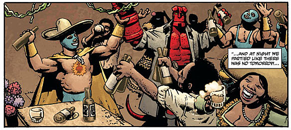 Art by Richard Corben. 