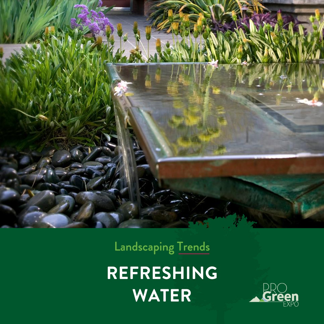 COGreenNOW's tweet image. @progreenexpo: Landscaping #Trend 4: Refreshing Water

“We love the sound of water: water features from inexpensive self-contained systems ... to a high-end water wall are popular. [Pictured water feature by Chad Robert].”

From @HGTV 

#PGE2023 #ProGree…