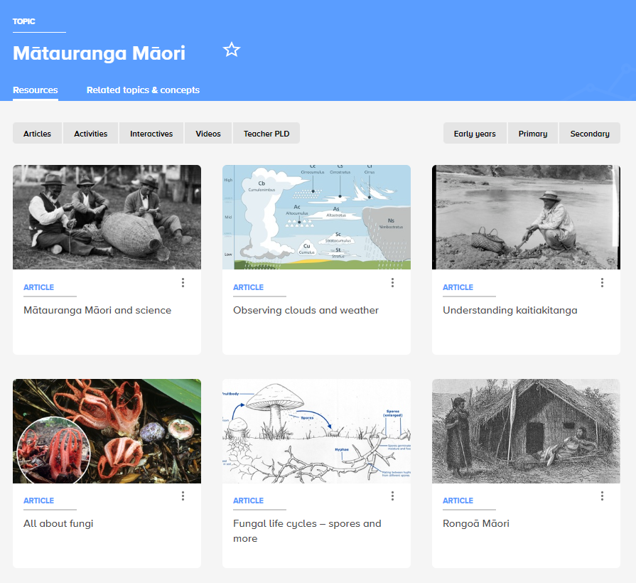 Planning your science programmes for 2023? Looking to enhance Mana Ōrite mō te mātauranga Māori? 

Discover connections to the local people and environment of your area. The Science Learning Hub has a growing number of resources you may find helpful.
 
bit.ly/2RRQDod