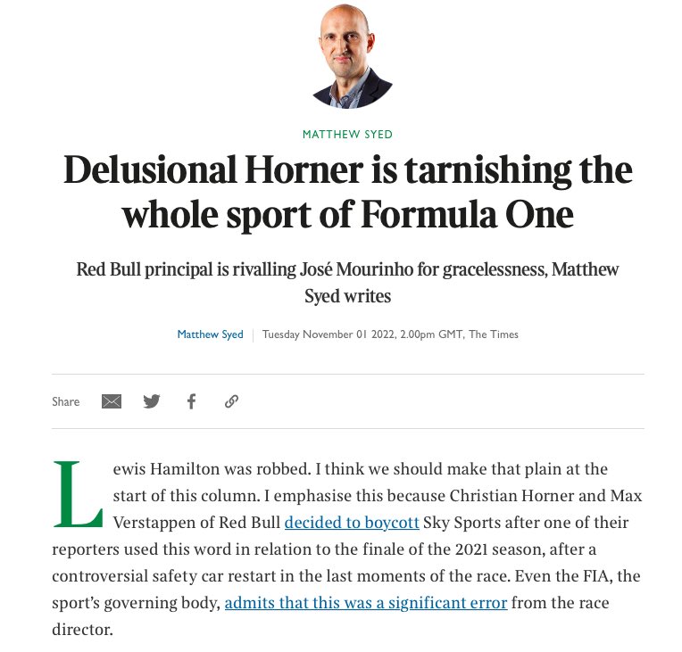 BradleyPhilpot's tweet photo. The press do not like being boycotted for reporting facts - and they’ve seemingly closed ranks on this issue.  #Sky #Horner #TedKravitz #RedBull #F1 https://t.co/U0BRu3EnmV
