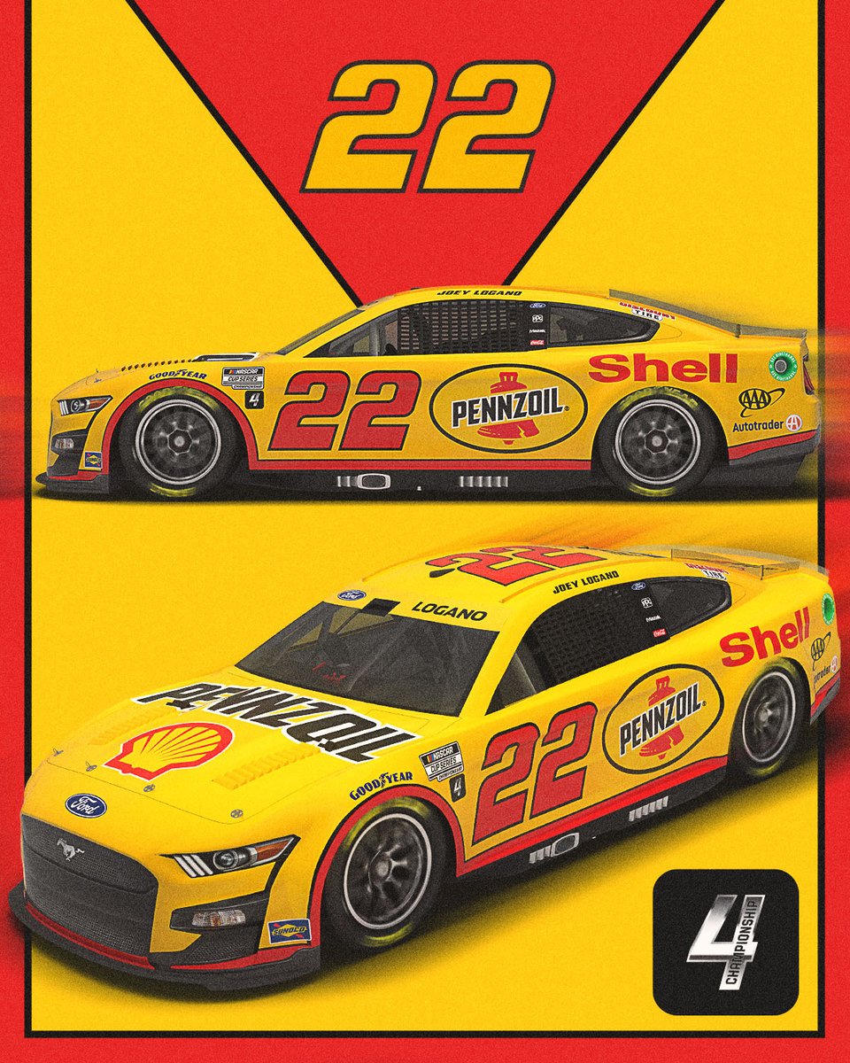 A classic look this weekend for @joeylogano. 

#Championship4 | #TeamJL