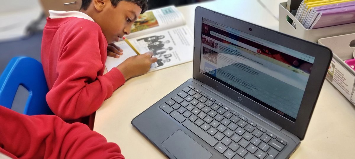 MrsMalhotraCTS's tweet image. An exciting start to our new theme topic, Queen Victoria and her impact on Britain. Oak class generated lists of questions to research using chromebooks and shared facts they already knew with their peers #CTSHistory #CTSComputing @headcherrytree @MissPenfoldCTS @MissPatmanCTS