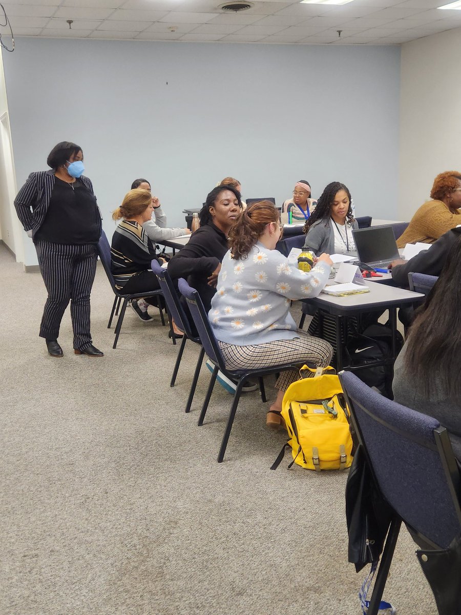 PECBibbCounty's tweet photo. Today, we had our 1st of four "Day Ones" for #Built2Grow Cohort Training! We had a great day learning about legal pitfalls, parts of the IEP, and wrapping it up with a Blooket game! #Built4Bibb @AreeByrd @mogorman_bcsd @HallRRG https://t.co/OfxIT6acDi