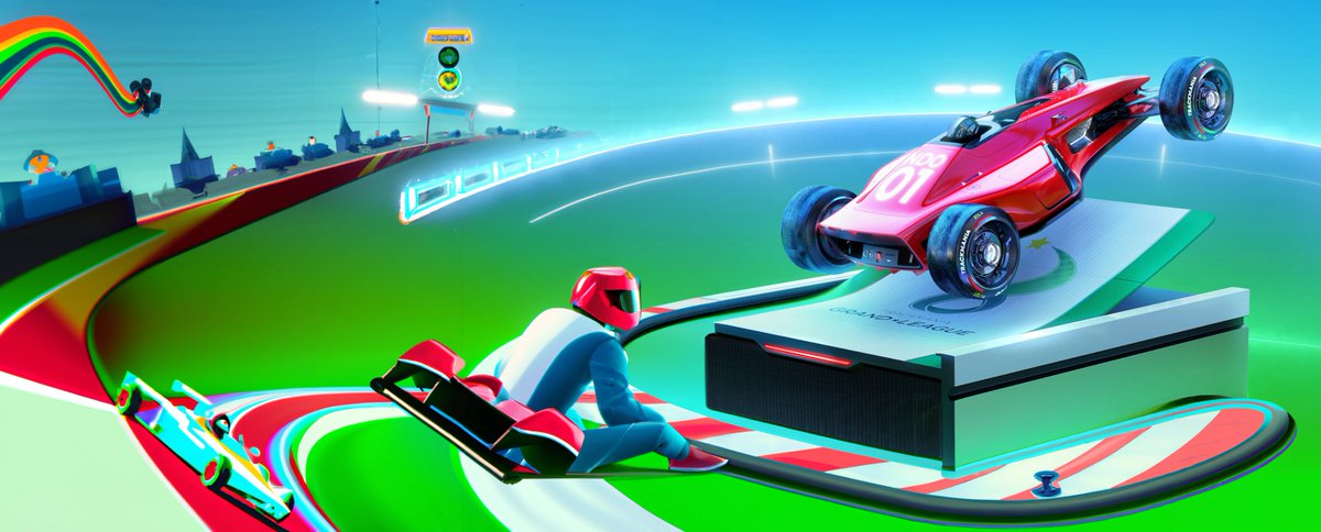 Tried to do some Dall e shenanigans with the trackmania wallpaper, and safe to say it started okay but ended weird 🥶🥶🥶🥶🥶