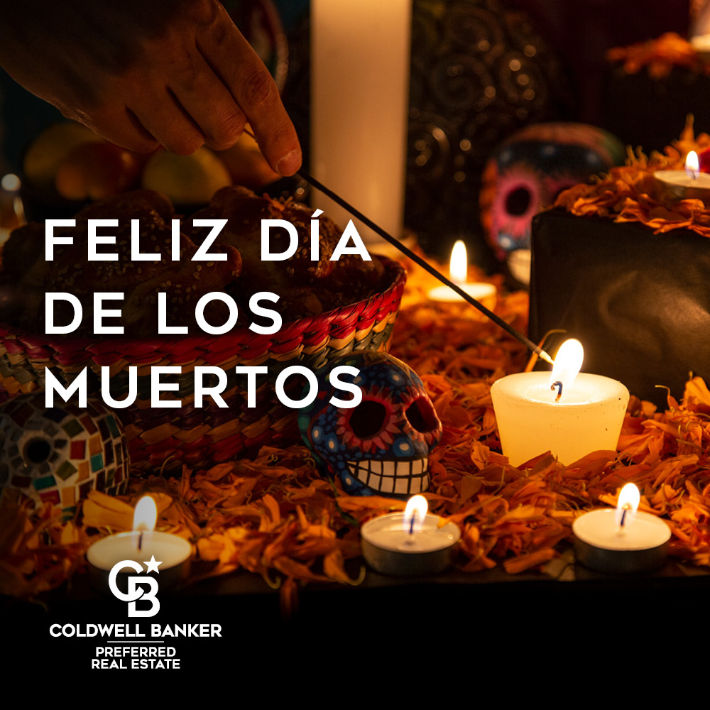 GretaTorlen's tweet photo. As per Mexican tradition, Day of the Dead is celebrated by offering goods to past loved ones and celebrating their lives.  
#coldwellbankerwinnipeg #dayofthedead2022 https://t.co/ufbrXWVNEG