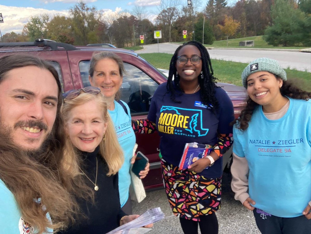 voteforjenwhite's tweet photo. From door knocking to the polls, we are serious about getting out the vote! Make your plan to vote! @nataliefor9A @Wu4Delegate @katiefryhester #AllBluein22 #MooreForMaryland #Brooke4MD #AnthonyBrown #JenForTen #District10UnityTeam https://t.co/A5ZjP13rul