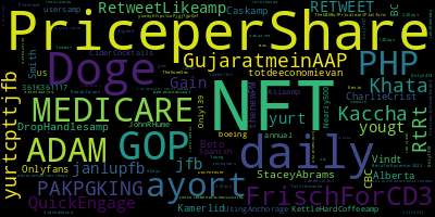 infokalyptisch's tweet photo. Trending in my timeline now: #11012022 (10) #NFT (9) #PriceperShare (6) #daily (4) #GOP (3) #ayort (2) #050 (2) #305 (2) https://t.co/zQIHNBGYEH