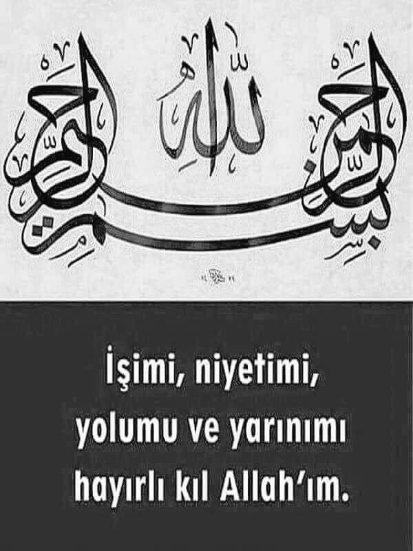 SelâmunAleykûm

İşimi,  niyetimi,
yolumu,  ve yarınımı
hayırlı kıl ALLAH' ım...

Hayırlı vakitler
RABBİM sonumuzu hayr etsin
İnşâALLAH...
