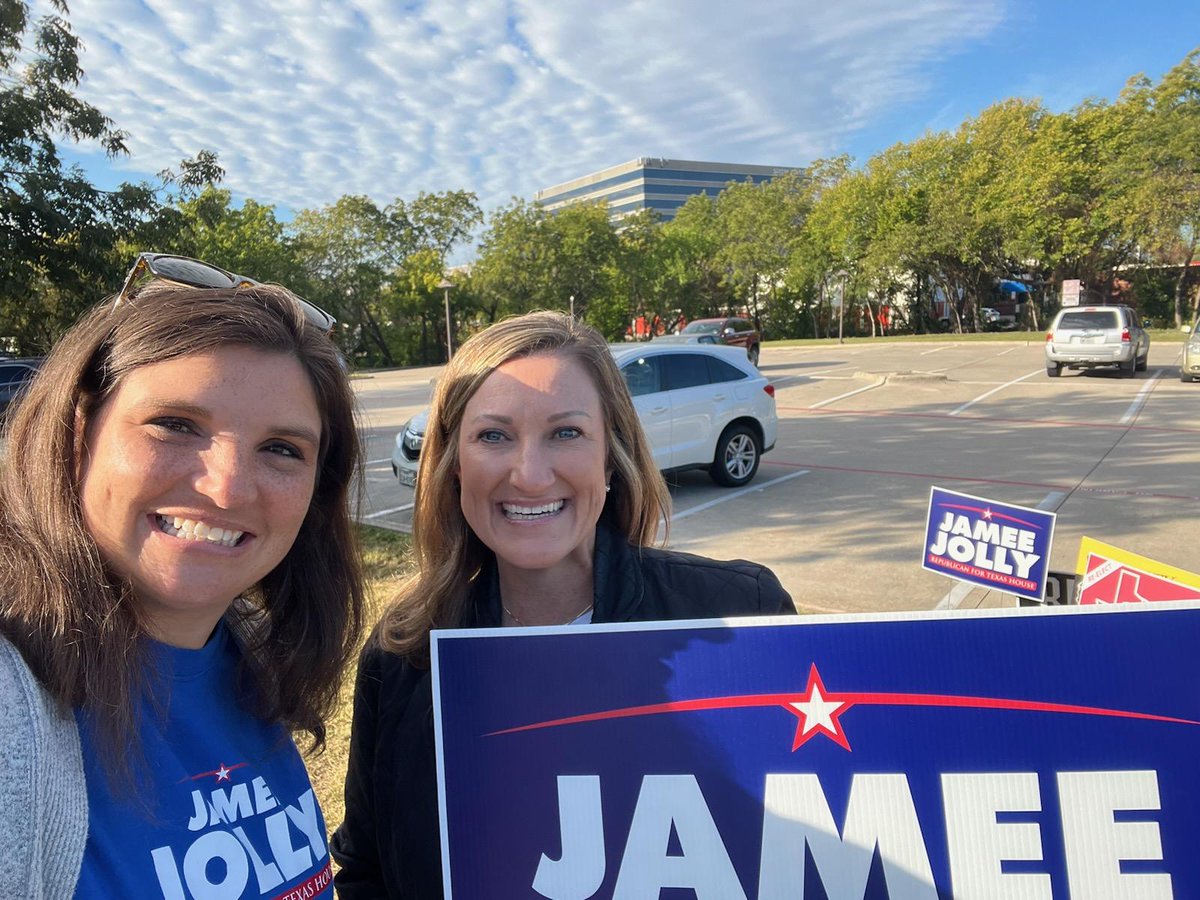 JollyforTexas's tweet photo. Another great days at the polls talking to voters! Let's do this! https://t.co/rv8fpOJjKC
