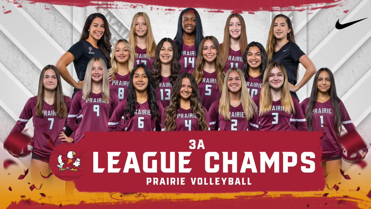 Prairie_AD's tweet photo. Undefeated League Champs 🏐🏆‼️ https://t.co/ZFrVUJkN6B