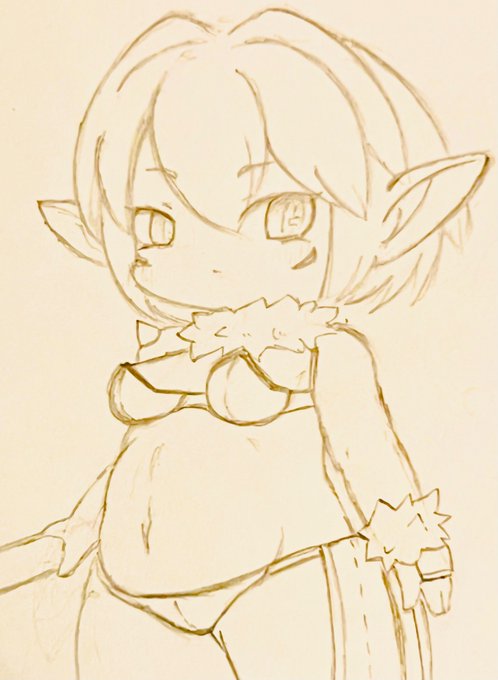 久しぶりに人型も描いてみる
むっちり体型のドワーフとかFFXIVのララフェルとかすき 