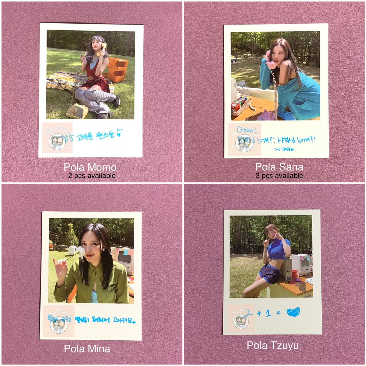 FancySeoulPH's tweet photo. Reply Mine + CODE (Codes are on each photo)

Unsealed Album - ₱150
POB Photocard Set -  ₱250
Polaroid - ₱70
Crosscode Postcard - ₱50

🚚Shipping will be via SCO

#FancySeoulPHOnHand https://t.co/XfkKK2qzcK