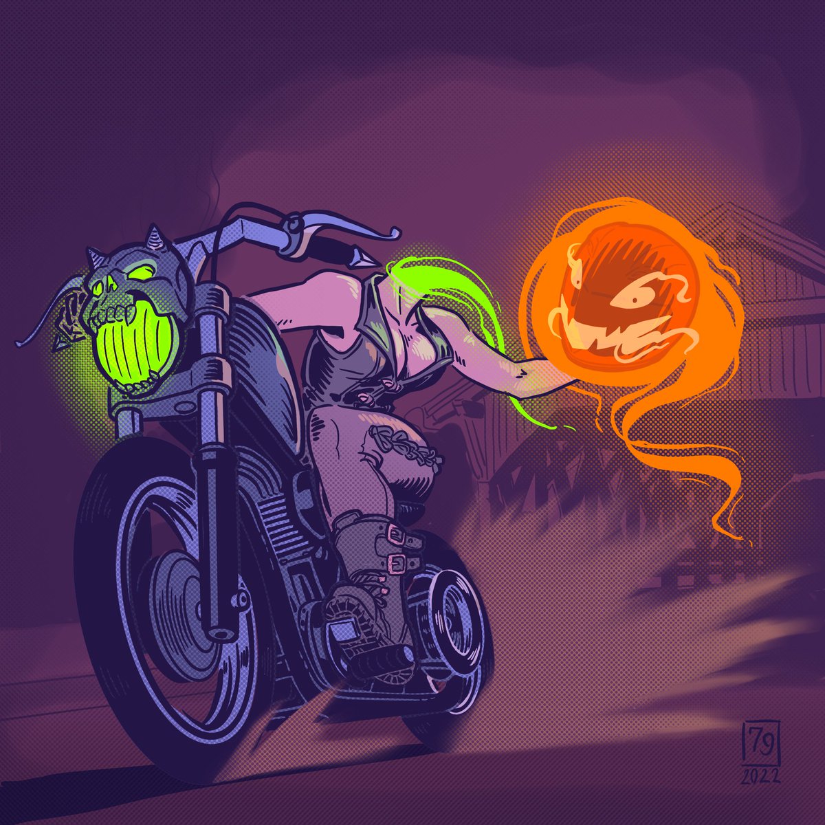 Forgot fo publish it here!

#Halloween #motorcycles #girlssonbikes #sleepyhollow #HeadlessHorseman