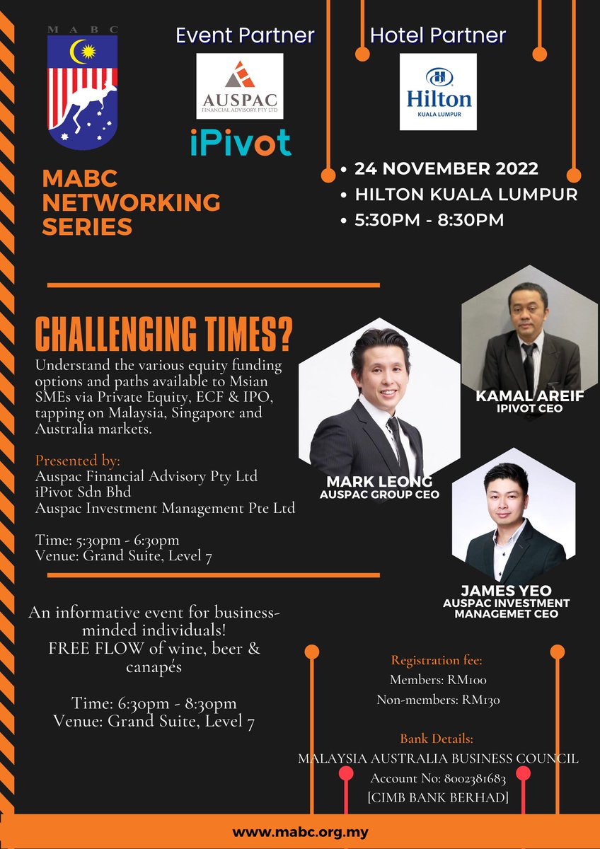 iPivot_Biz's tweet photo. We are pleased to invite all business owners and investors to a networking event  on November 24, 2022. (Thursday).

Sign up here.
👇👇👇
https://t.co/Os9t1doXJP https://t.co/b5OCeKORST