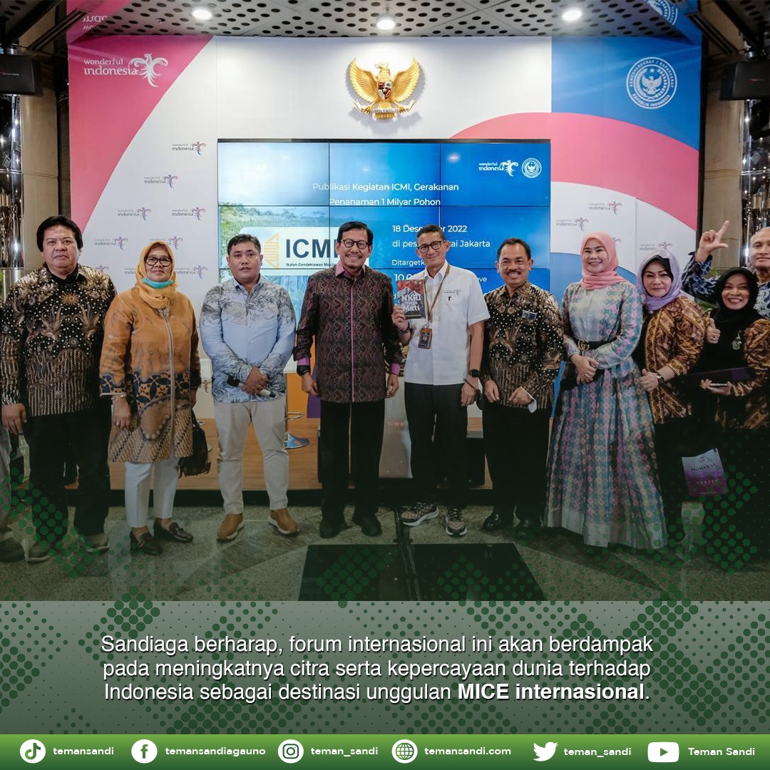 TemanUno15's tweet photo. Sandiaga berharap, forum internasional ini akan berdampak pada meningkatnya citra serta kepercayaan dunia terhadap Indonesia sebagai destinasi unggulan MICE internasional.
#Temansandi #Sandiagauno #Sandiuno Dijilat Nganggur Anak SD GoPay 3,5 Jt https://t.co/VjOAjs1SAC