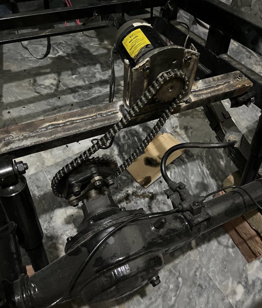 Tesla and Doge on Twitter "Evolution of our Electric Rickshaw’s drivetrain. We started with a