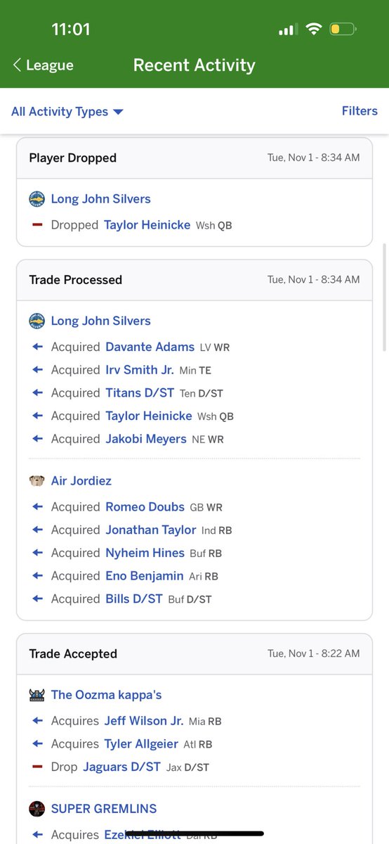 WahlertFF's tweet photo. Most recent trades: 

Who won?🤔 https://t.co/240ggp4DSw