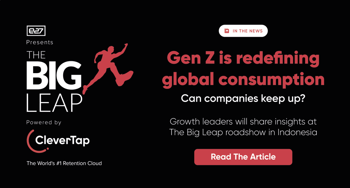 CleverTap's tweet photo. Gen Z and other new unexpected customer segments throwing off some of your tried-and-tested strategies? It's time to update your retention strategies to engage new customer segments. Read the article: https://t.co/7h1ZNprxqp
#TheBigLeapSEA #e27Partner https://t.co/BRUyhpabAf