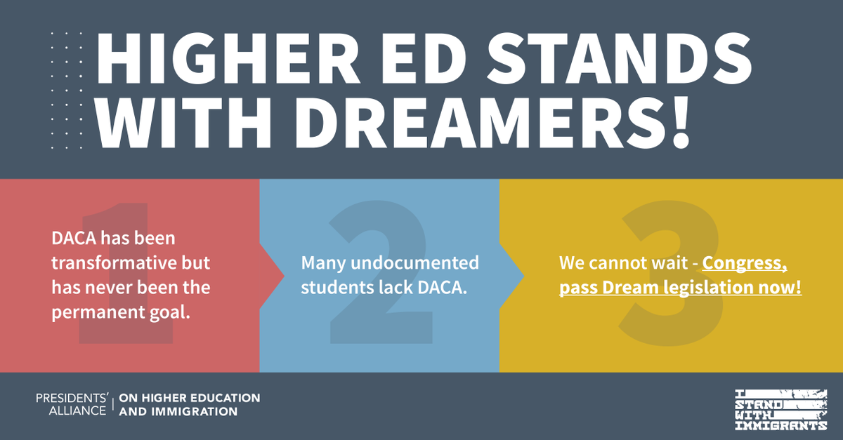 udc_edu's tweet photo. We stand with #Dreamers and #DACA students and colleagues at UDC to
call on Congress to pass bipartisan Dream legislation this year! 

@PresImmAlliance 
#UDCFirebirds #IStandWithImmigrants 
#IStandWithDreamers #PassDreamerBill #ProtectDreamers https://t.co/PvFTpi7QRn