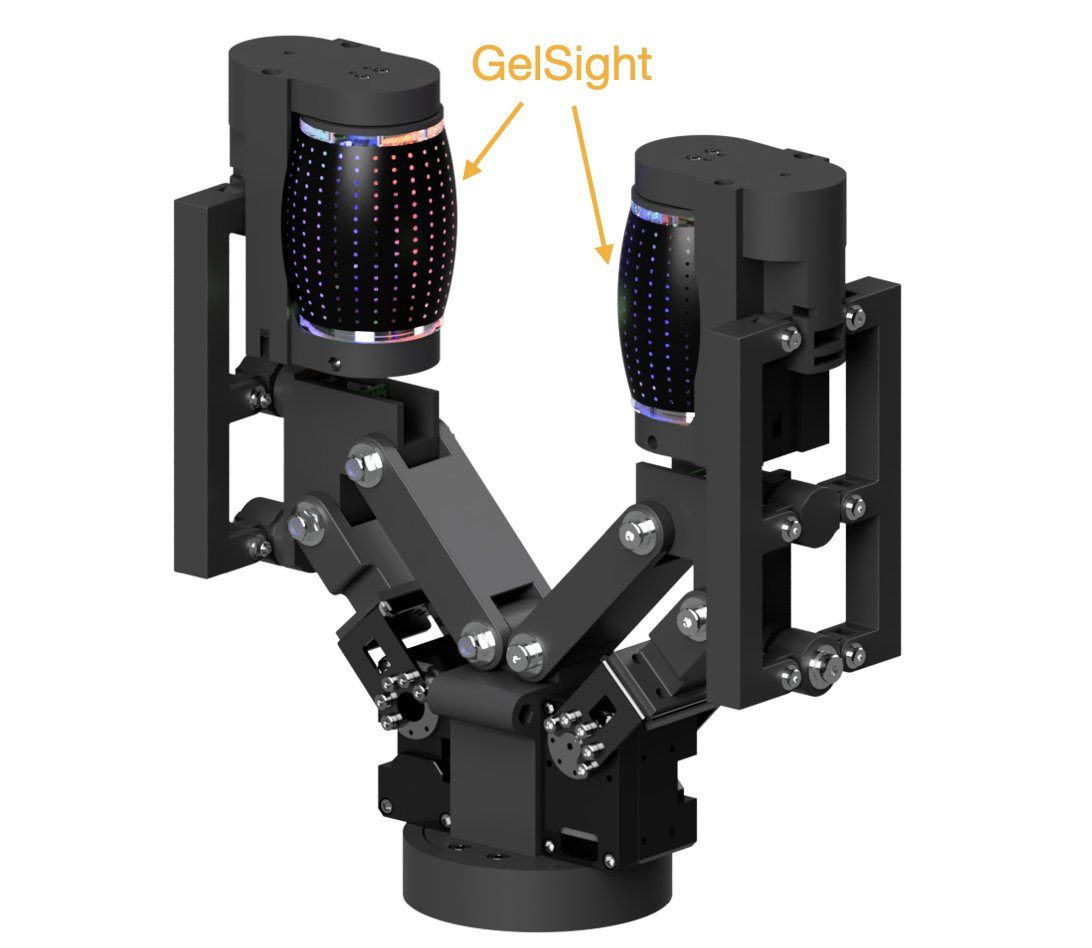 leto__jean's tweet image. We leverage this mind boggling Tactile-Enabled Roller Grasper developed by @shenli_yuan , @ShaoxiongW, @rdhnptl, Megha Tippur, Connor Yako, Ted Adelson and Ken Salisbury. 

It lets us avoid the complexity of making and breaking of contacts between fingers and object.