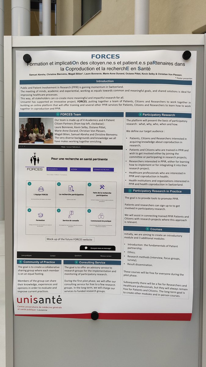 SuissePatiente's tweet photo. Such a great #labpat symposium today #PPI!
I'm so proud #SCAPE that I'm part of w/ @Chantal13131313, won best abstract!๐
I'm proud to have presented our #WorldCafe with @LaureBonnevie and thrilled to have seen our #FORCES project presented. #patientpartners #letpatientshelp! https://t.co/w4DibsNvcM