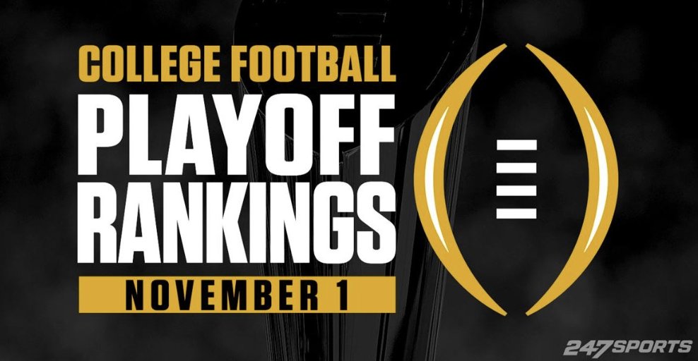 Tennessee is No. 1 over Ohio State, Georgia and Clemson in the initial College Football Playoff rankings.

Full top 25: 247sports.com/LongFormArticl…