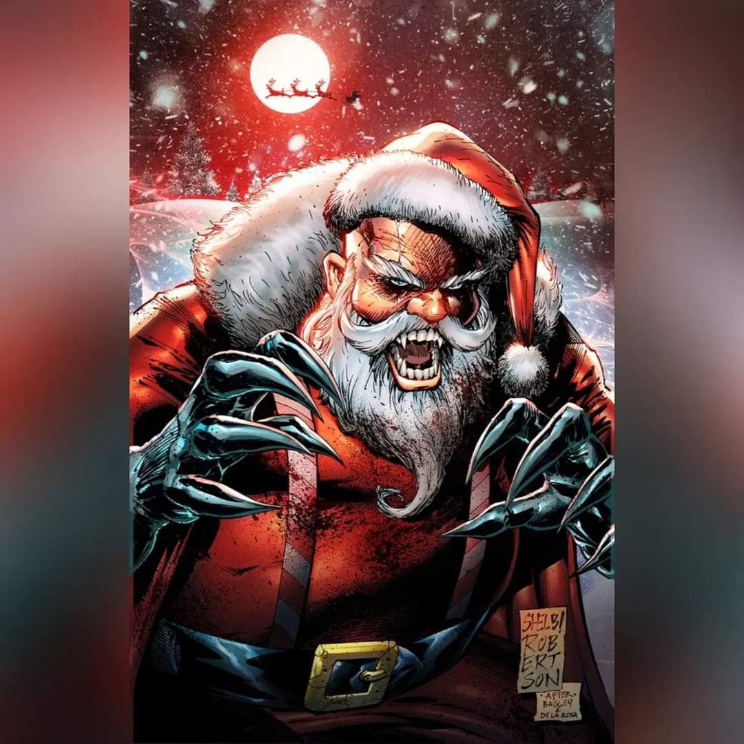 shelbywankenobi's tweet photo. Released the beast. Only a couple copies remain. Covers Project #vampiresanta #variantcover #comicbookart https://t.co/jmOGi7Tty5 https://t.co/4EHMAT5wcG