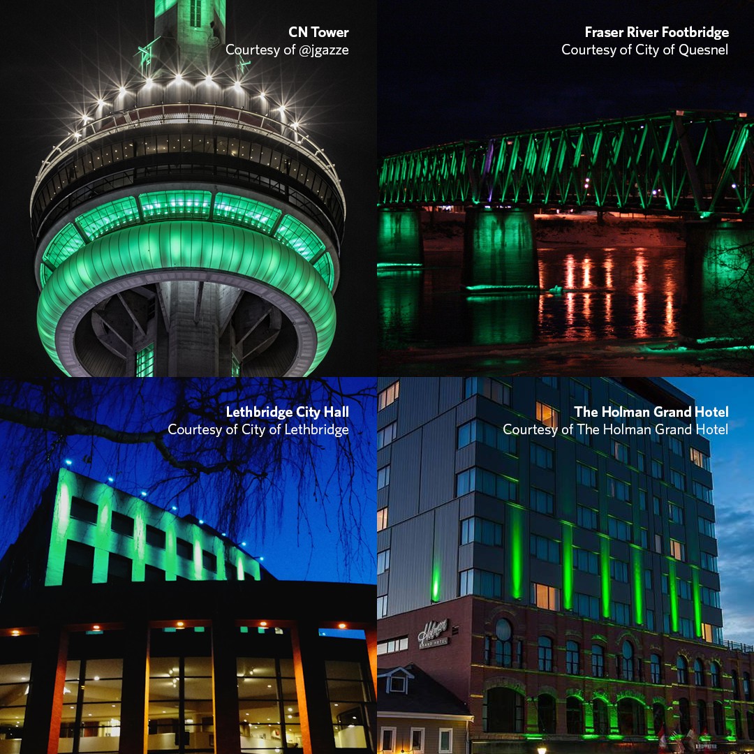 To celebrate #ShowYour4HColours Day tomorrow, landmarks across Canada are lighting in green to celebrate 4-H!

💚 Visit a landmark near you and view the listing at: showyour4hcolours.ca/landmarks