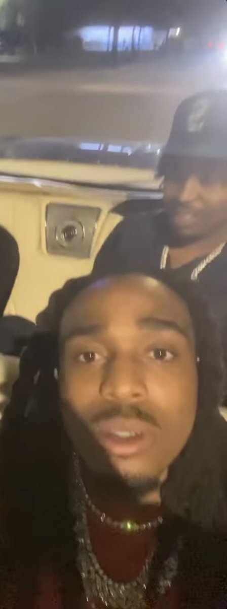 sir888x's tweet photo. The guy that shot Takeoff could of been this guy in the backseat of Quavo’s last Instagram story! 

Same hat Same Polo with the chain out the shirt.

Hope this brings justice. https://t.co/tOIDJ5yIWo