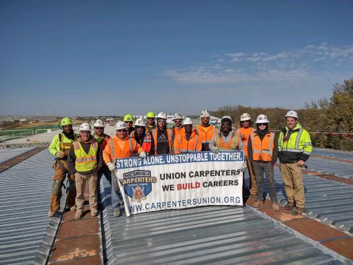 MidAmCarpenters's tweet image. Our members have entered the home stretch on the $200M Houbolt Road Bridge Project in Joliet. They’re down to their last deck pour &amp;amp; hope to see it open by the spring. The bridge is a major improvement for surrounding communities &amp;amp; will help alleviate traffic! #WeBuildStrong