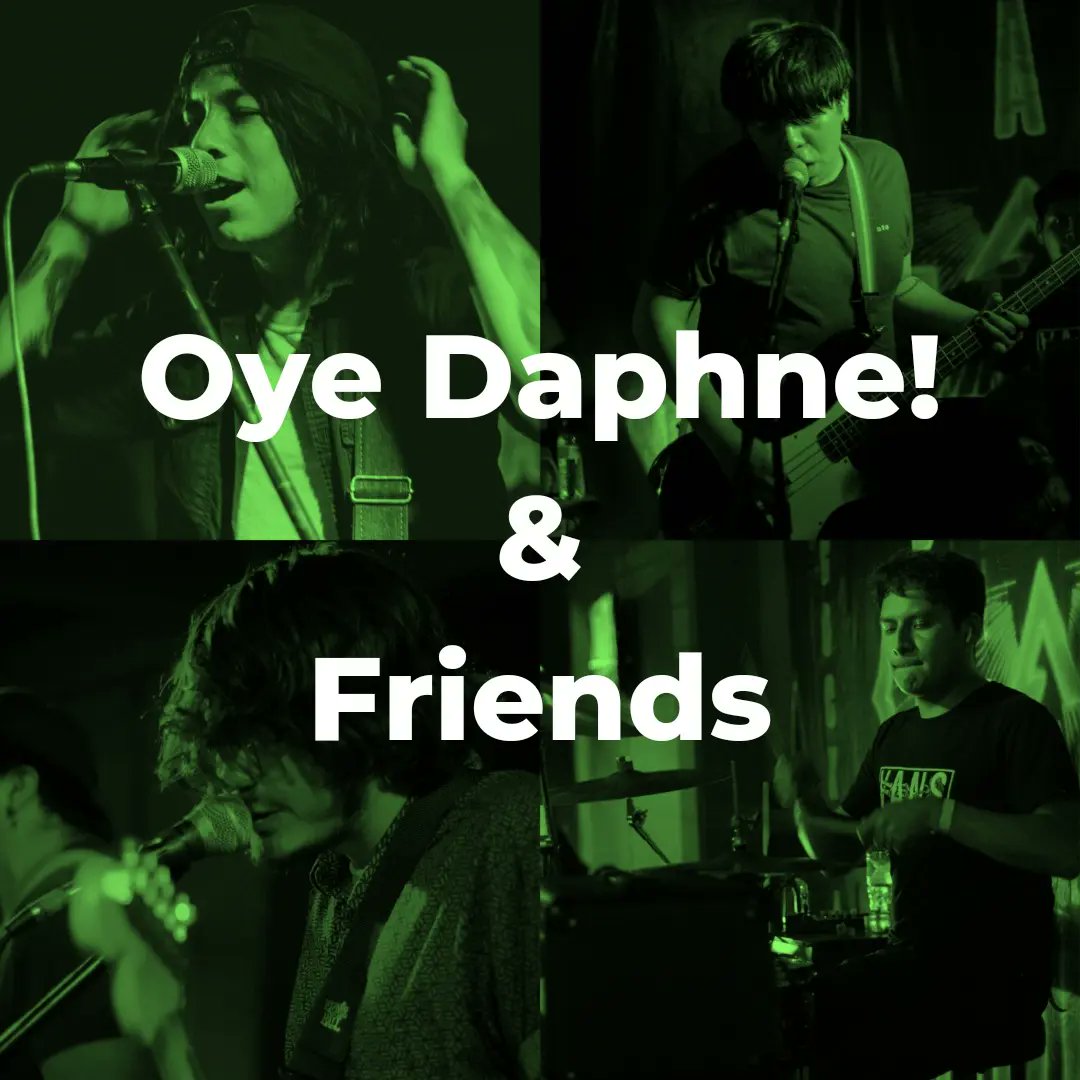 OyeDaphne's tweet photo. Chicos...hicimos una playlist en Spotify dedicada a esas bandas que han estado con nosotros compartiendo escenario o nos han apoyado en estos años. ❤️
Los invitamos a escucharla y seguirla en nuestro perfil para que conozcan otras propuestas. ✨
Link acá: https://t.co/ccbrq2kO5T https://t.co/GJ77Kkhq9j