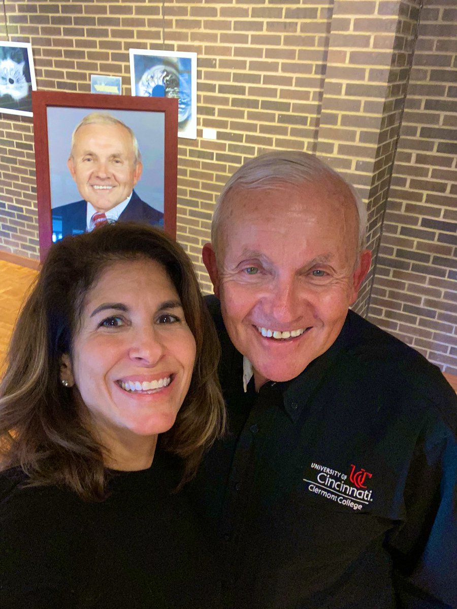 Celebrating my former Dean’s portrait reveal! <a href="/ClermontProf/">Greg Sojka</a> <a href="/ucclermont/">UC Clermont College</a>