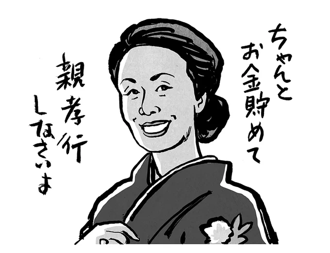 日本農業新聞で週一で連載されている島田洋七さんのエッセイに最近描いた絵。美空ひばり、横山やすし、ビートたけし、野口五郎。 