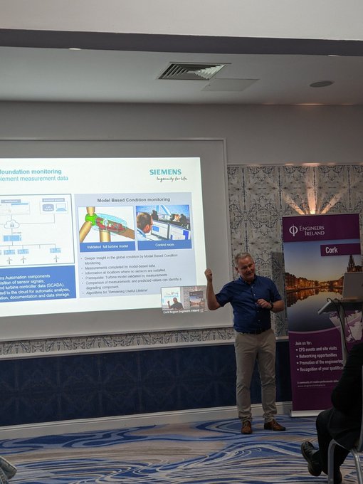 johntosullivan's tweet image. Thanks to @EngIreCork and @EngIreCorkYES for hosting Alan Wardle of @Siemens Digital Industries Software tonight.
I was delighted to introduce Alan as he presented on Industrial IOT and the comprehensive Digital Twin. 

#automation #digital #iiot #digitaltwin