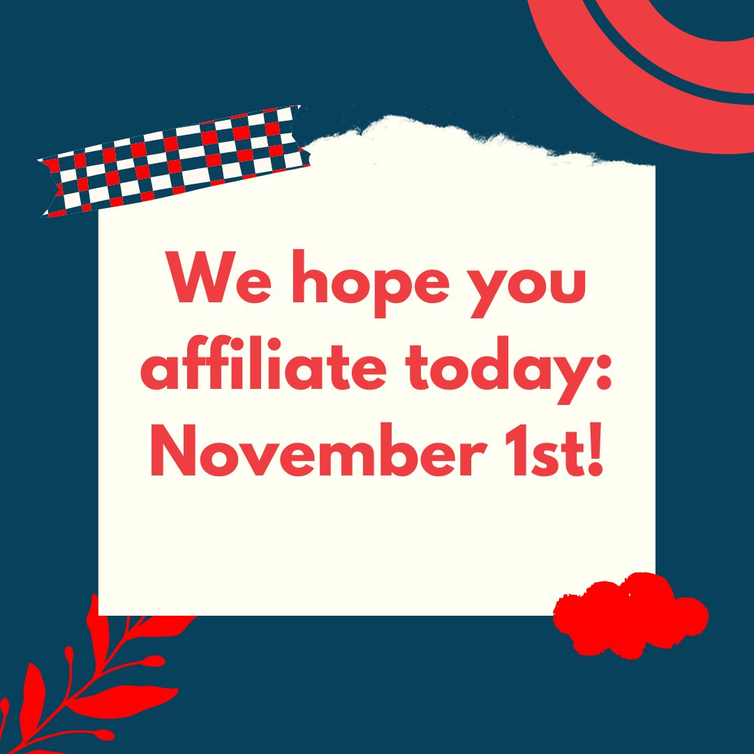 NCFCCLA's tweet photo. Calling all #NCFCCLA advisers: today is the last day for early affiliation! Your #incREDible chapter could temporarily lose access to the 2022-2023 Competitive Events Guidelines until you affiliate. So, affiliate today! #HaveAHeartTakePart https://t.co/wNPeLwoSCn