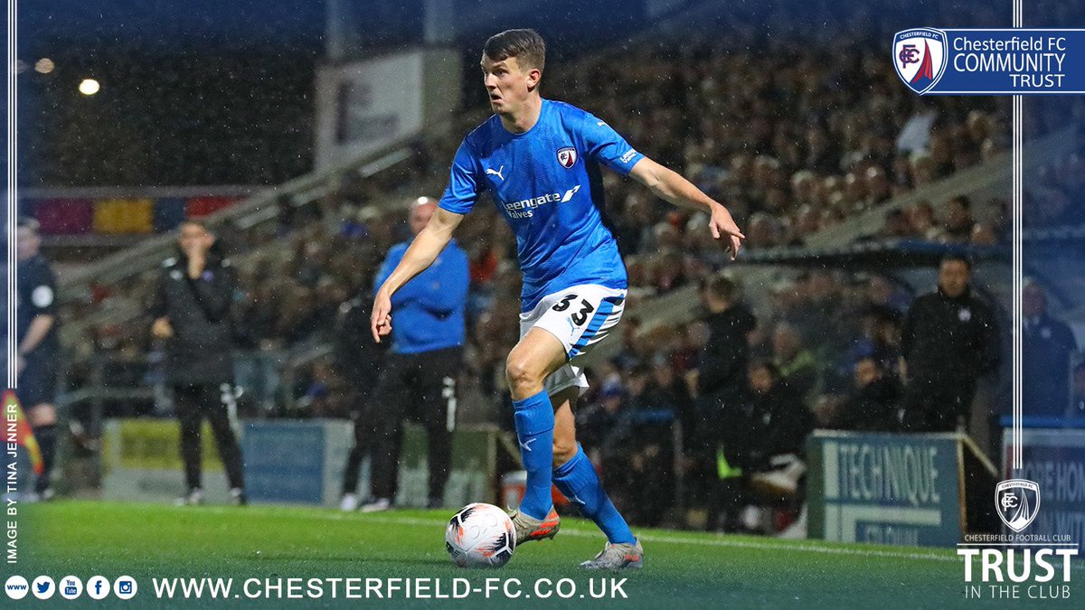 ChesterfieldFC's tweet photo. 🙌 𝗙𝗶𝗿𝘀𝘁 𝗹𝗲𝗮𝗴𝘂𝗲 𝘀𝘁𝗮𝗿𝘁 𝗼𝗳 𝘁𝗵𝗲 𝘀𝗲𝗮𝘀𝗼𝗻!

Congratulations to Bailey Clements who got his first league start of the season tonight.

A solid performance after a fair amount of time out of competitive action! 👏

#Spireites @Bail3yclements https://t.co/VjYTcREEa4