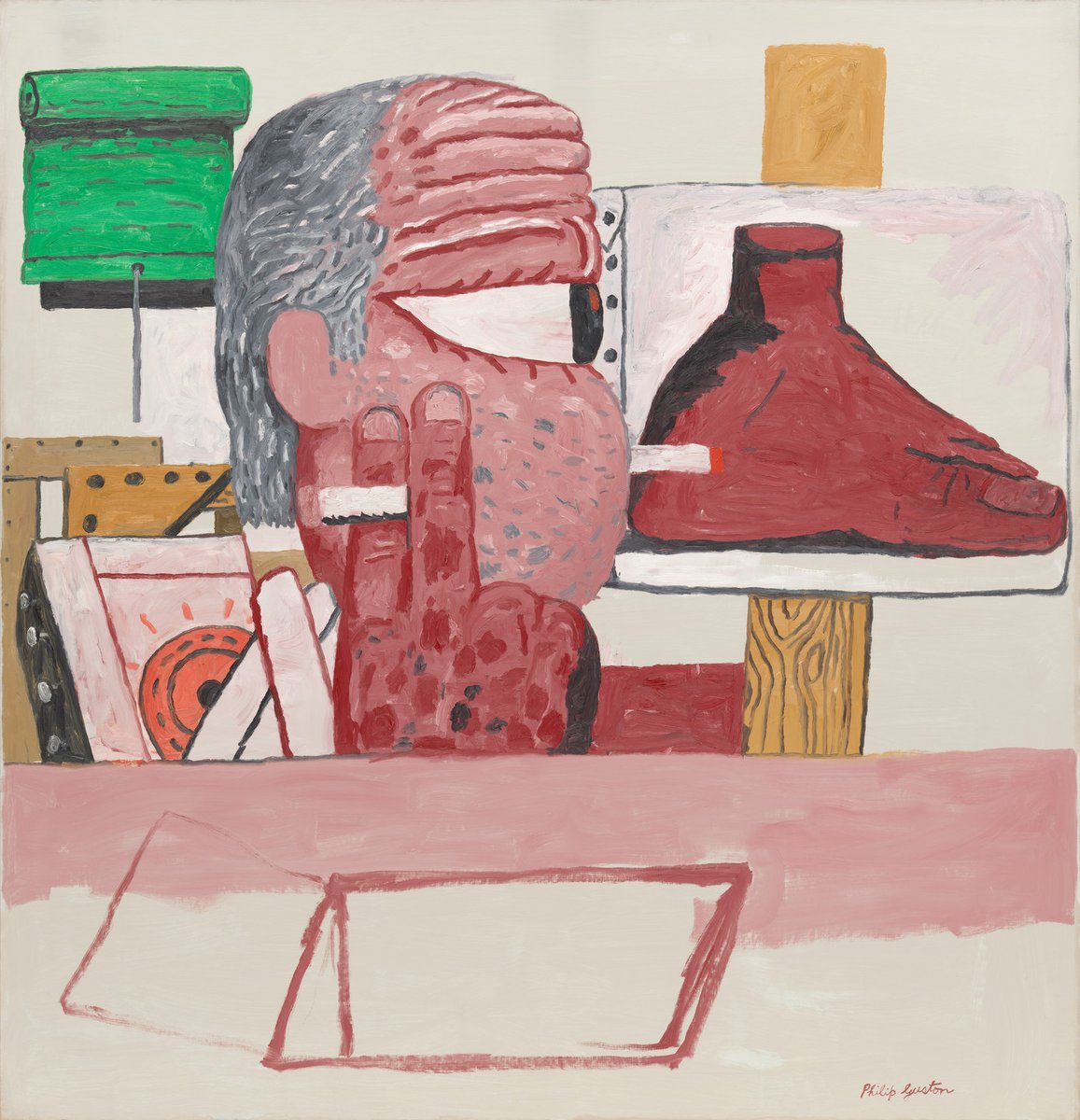 Philip Guston, In the Studio, 1975 #philipguston #museumofmodernart moma.org/collection/wor…