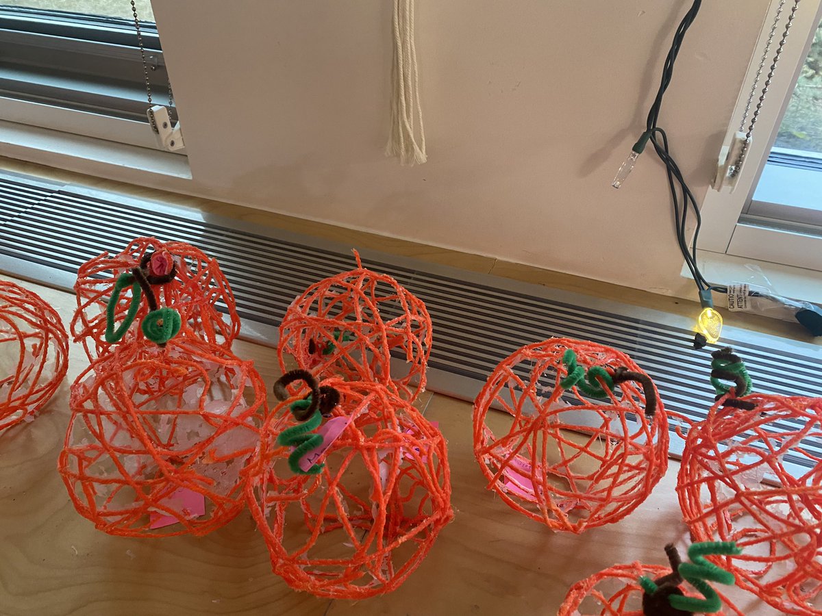 Drum roll, please! Here is the final result of our pumpkin craft. Ask me how I used a growth mindset during this task. <a href="/HABschoolCBE/">HughABennettCBE</a>