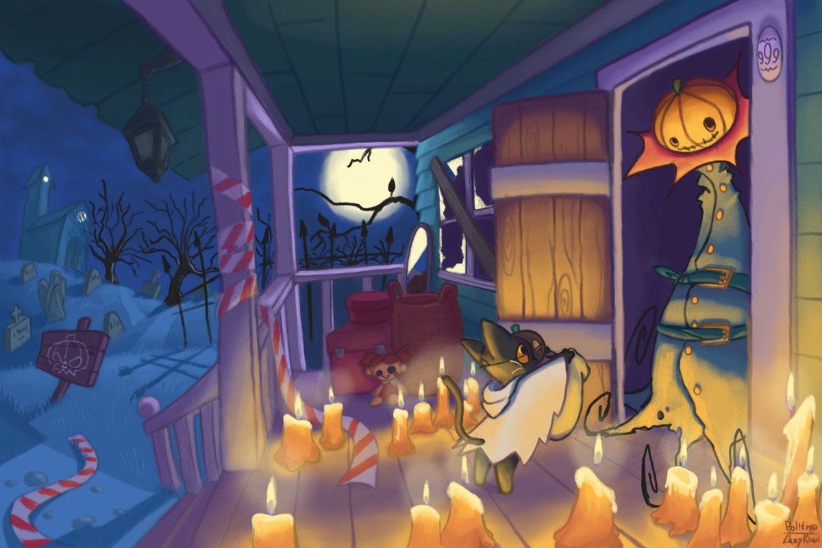 kiwi_lazy's tweet photo. I hope you still have the Halloween mood. https://t.co/f1hlpsV5eO