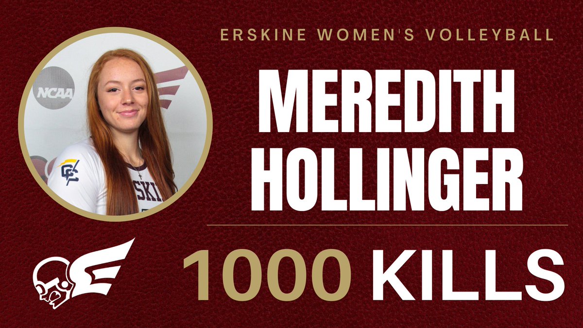 @FleetAthletics (@fleetathletics) on Twitter photo Congratulations to <a href="/fleetwomenvball/">Erskine Flying Fleet Volleyball</a>'s Meredith Hollinger on reaching 1000 career kills in tonight's match!
#TheFleetWay Congratulations to <a href="/fleetwomenvball/">Erskine Flying Fleet Volleyball</a>'s Meredith Hollinger on reaching 1000 career kills in tonight's match!
#TheFleetWay