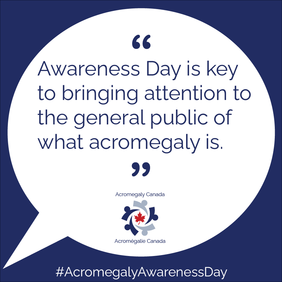 AcromegalyCAN's tweet photo. What does Acromegaly Awareness Day mean to the acromegaly community? From celebration to recognition to contemplation, our members share their thoughts.

#AcromegalyAwarenessDay #Acromegaly #PituitaryDisease #RareDisease https://t.co/MRZeAaOFNC