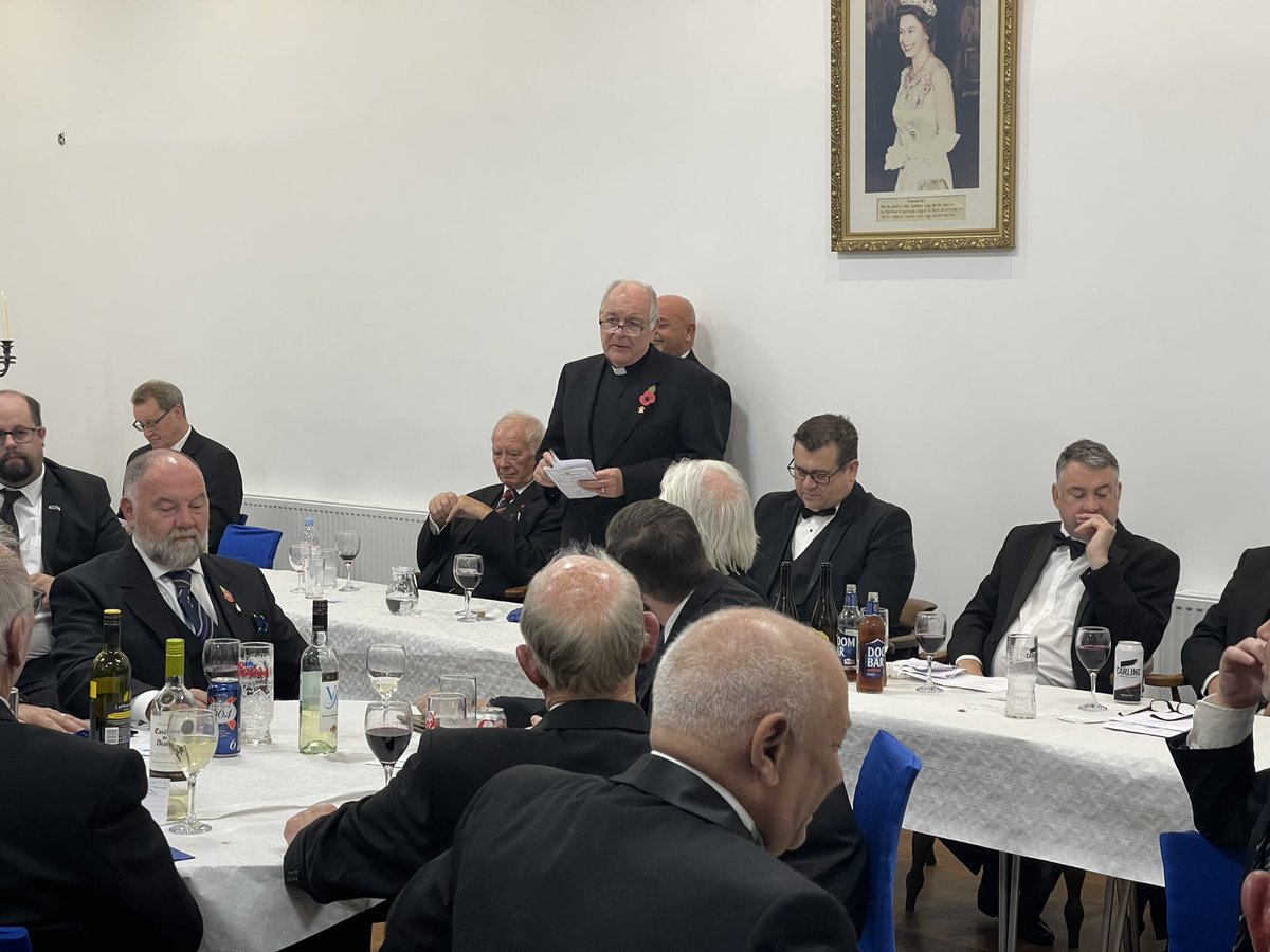 GnollLodge's tweet photo. The installation of our new WM Chris Cole tonight went amazingly well. Our thanks to the Assistant Provincial Grand Master Worshipful Brother The Reverend Canon Huw E Mosford for attending. Fantastic evening. https://t.co/gL2msHo52D