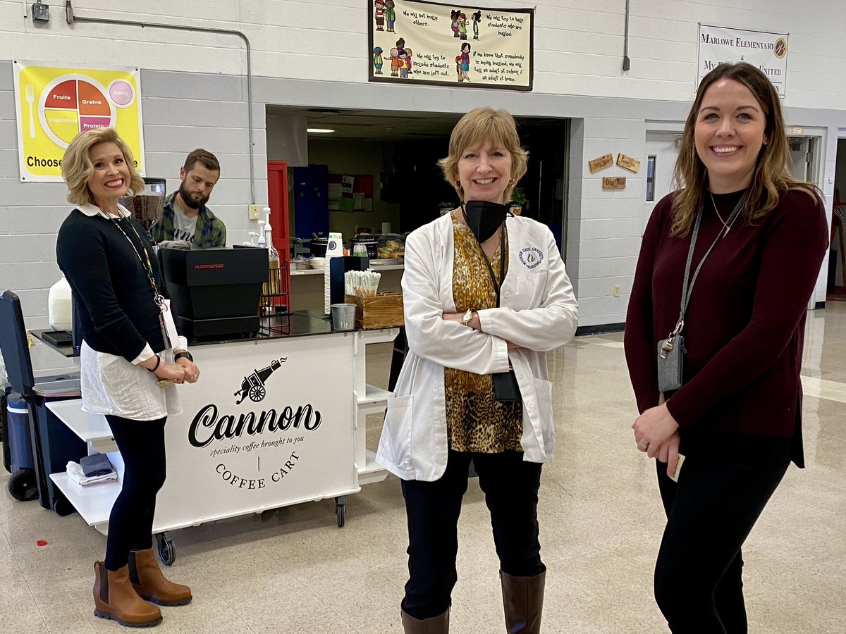 I’d like to send a huge THANK YOU to <a href="/cannoncoffeemd/">Cannon Coffee</a> for serving our staff delicious coffee before our parent-teacher conferences this evening! Not only do they have great coffee, but they’re truly great people! Thank you!! ☕️💙