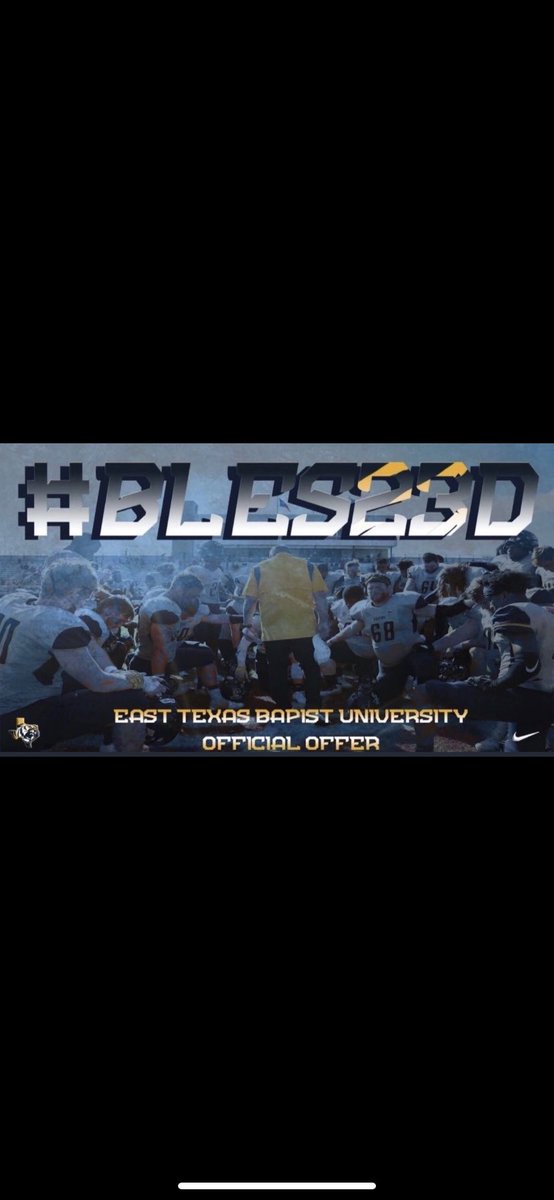 Extremely blessed to say I’ve received my 3rd offer from ETBU! Thank you ⁦<a href="/MoeBoogie_/">LaPoint-Teate, M.Sc.</a>⁩