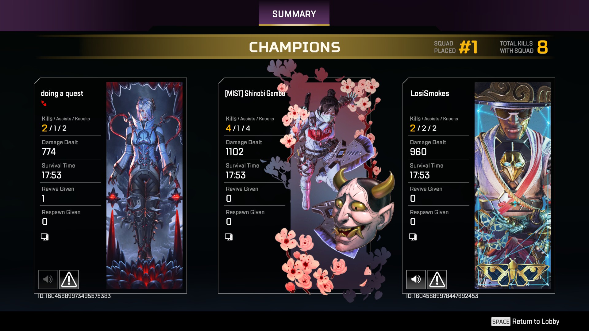 Shinobi Gambu on Twitter "I never imagined winning one game, let alone