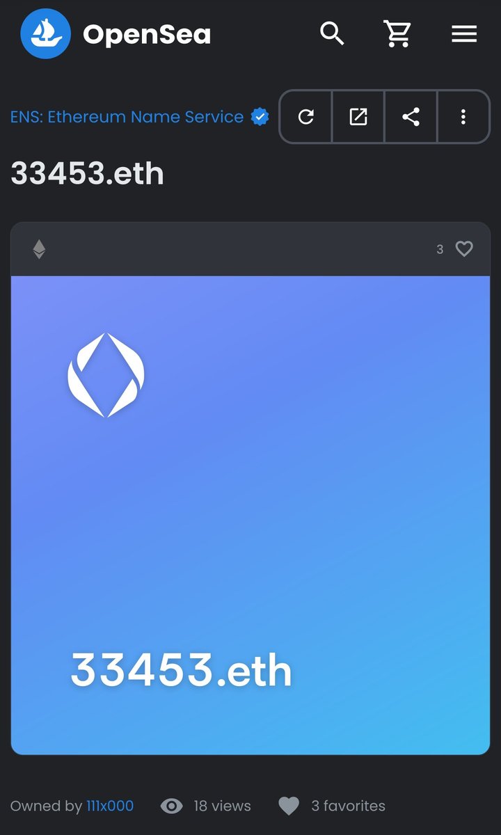 Wow! Found this near the ground! will it be worth anything? my eyes hit... i thought it was promising
#100kclub 
#ensdomains