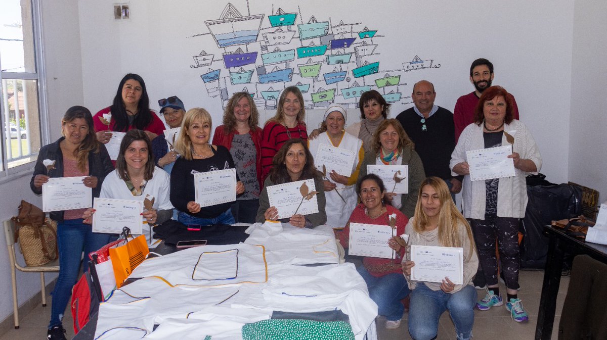 CristinaCoriaM's tweet photo. #ProyectoEcomaya Finalización del Curso de Gestión de Emprendimientos de Confección de Indumentaria, llevado adelante en Santa Clara. https://t.co/zJFPH4SeTa