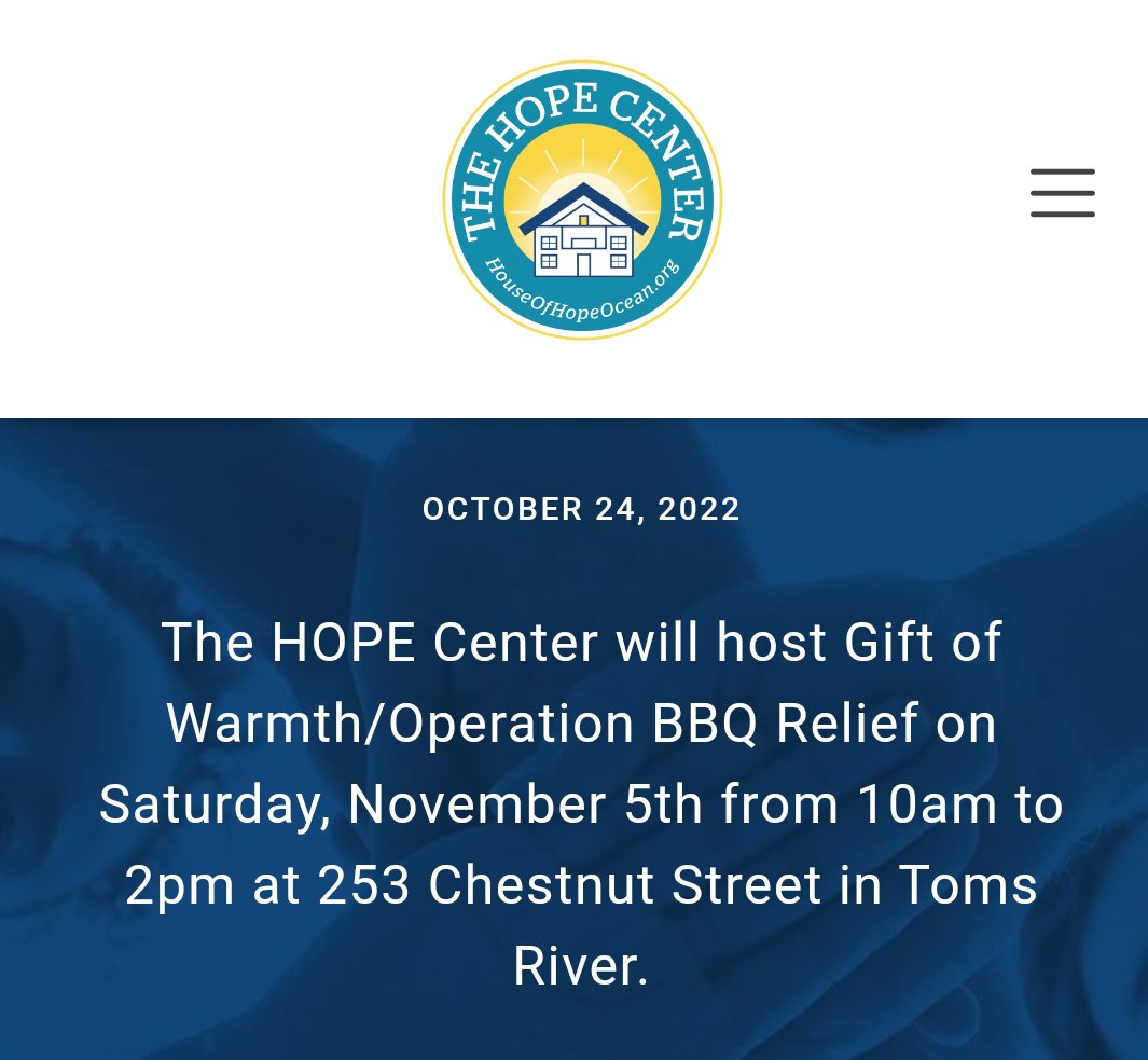 TRRSWashington's tweet photo. This Saturday! Free winter coats, scarves, blankets, infant diapers and a delicious warm meal from #OperationBBQ https://t.co/jcTjVxQtDA
