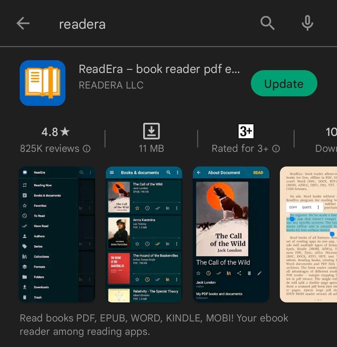 courseware2u's tweet image. อีกแอพที่โดนมาก #ReadEra #eBookReader #eBookManagement ... เก็บ eBook PDF files ให้เป็นระบบ จัดหมวดหมู่ง่ายสะดวก