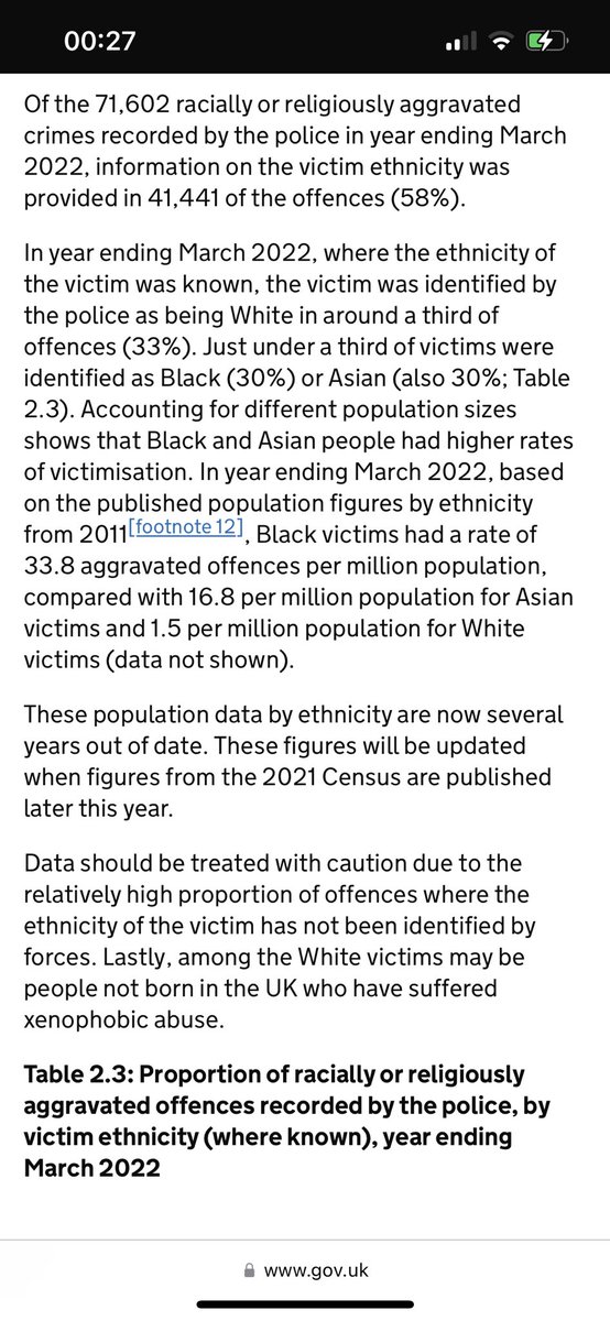 slondoneagle's tweet photo. @thatfoxxybloke @cmdinero56 @AnnelieseDodds Ignores the demographics of different groups. Lastests stats say it’s equal https://t.co/syHT7gpzbI